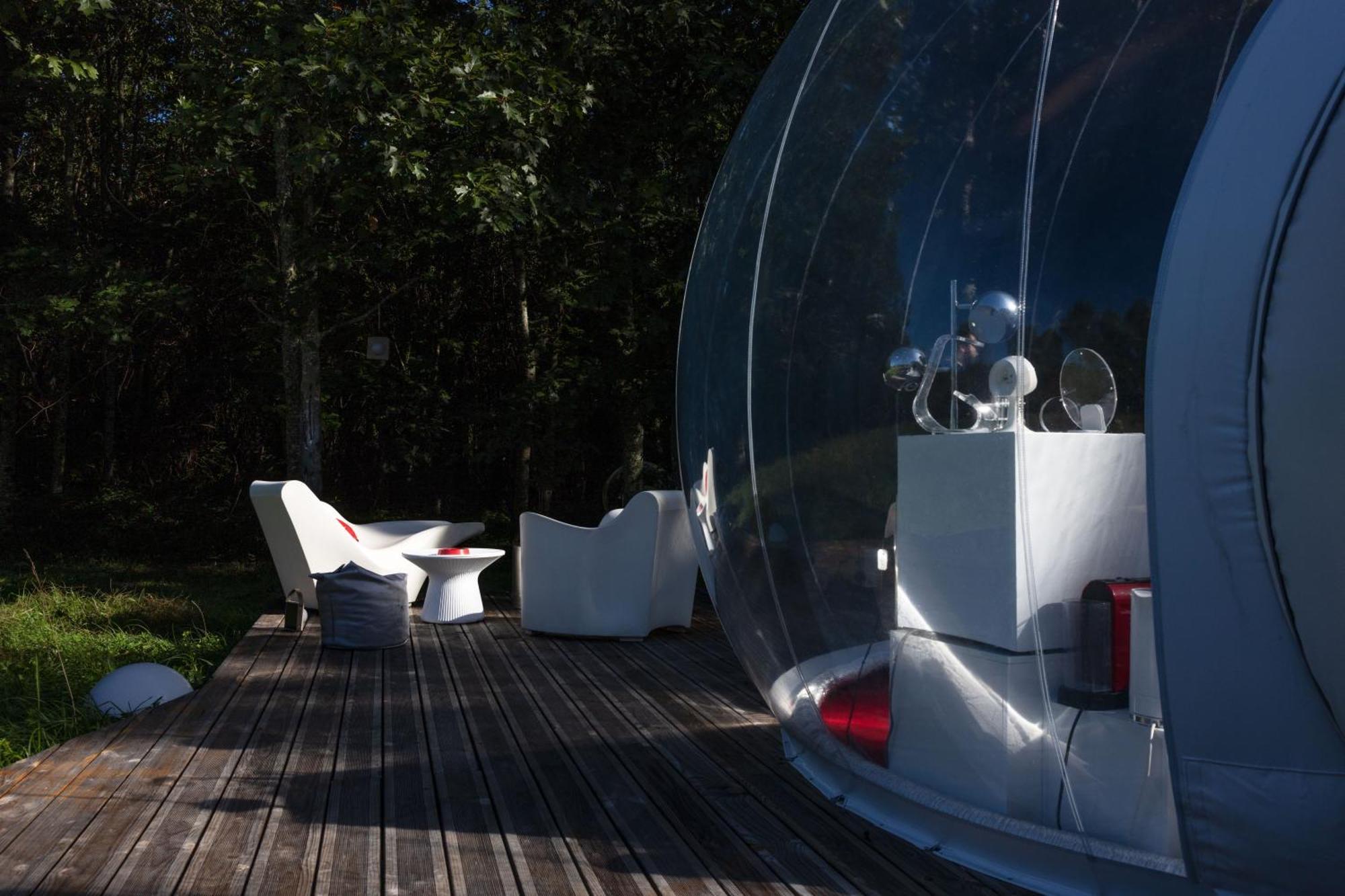 L Ost In Sensations -Hebergements Insolites Et Suites De Luxe Spa Sauna Piscine Foret Marcenais Exterior photo